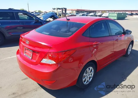 2013 Hyundai Accent Gls z USA, uszkodzony, nr VIN KMHCT4AE0DU521736